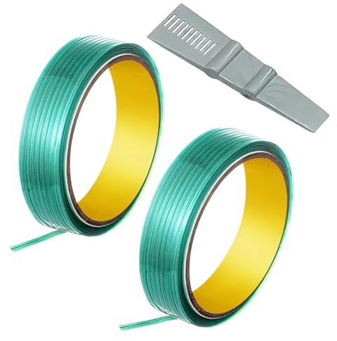 Knifeless Tape Finish Line Vinyl Wrap Kit,20M Cutting Scratch-Free Car Sticker Tools with Squeegee,Cutting Line,Car Wrapping Tools for CarSticker Design DIY Projects