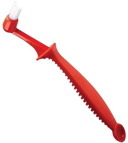 Group Head Brus, All-in-One Coffee Machine Cleaner(Red)