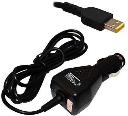 Power4Laptops DC Adapter Laptop Car Charger Compatible With Lenovo Thinkpad Helix 1