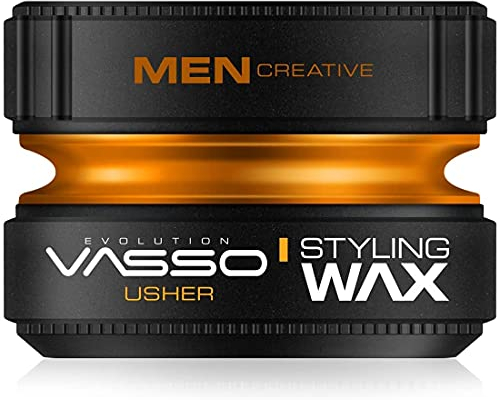 Vasso Pro-Aqua Usher Hair Styling Gel Wax auf Wasserbasis, Orange, 150 ml