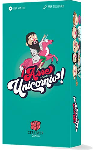 ¡Arre unicornio!, Juego de Mesa de 2 a 8 Jugadores, Juego con Amigos, Familiar, Juego de Cartas, Juego Party o de Fiesta, Temática de Medicina, Mecánicas de Colección de Sets y Roles Ocultos, Edad +10