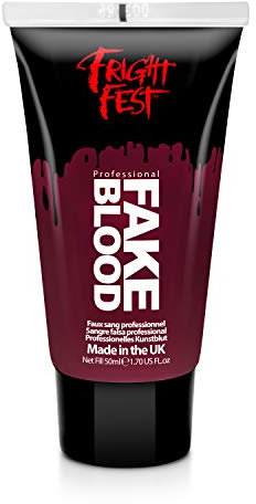 Fright Fest, Fake Blood, Dark Red, 50ml -Halloween makeup vampire fake blood