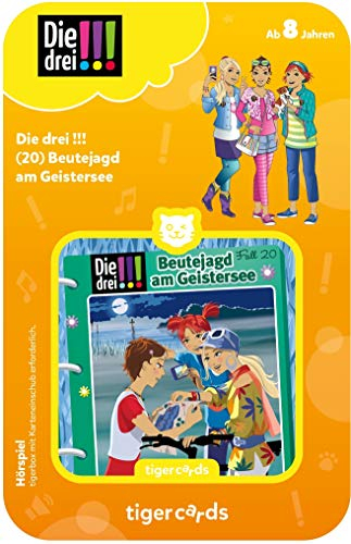 tigermedia tigercard Die Drei !!! Folge 20 Beutejagd am Geistersee Detektiv Mädchen Abenteuer tigerbox Hörbox Kids Hörspiele Hörbücher Musik