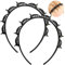 Bangs Hairstyle Hairpin, 2 PCS Frisurenhilfe Haarreif mit Klammern, Haarnadeln Friseurbedarf, Stirnband Haarhalter Haarschmuck Haarband,Haarband mit Clips, Twist Clip Stirnband