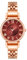 Anne Klein Women's Bracelet Watch Burgundy/Rose Gold