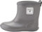 Weishuo Stivaletti Pioggia Bambino Scarpe da Pioggia Antiscivolo Impermeabili Stivali di Gomma per Bambini da 1 a 8 anni, Taglia del Produttore 18, 27/28 EU, Grigio