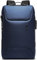 VARLIVOO Herren Rucksack USB Port Schulrucksack 15,6 Zoll Laptop Student College Diebstahlsicherung Passwort Sperren Arbeit Reisen Pendeln Wasserdicht Polyester Blau