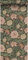 ESTAhome papier peint fleurs vintage vert grisé, rose terracotta et beige - 139381-50 x 900 cm