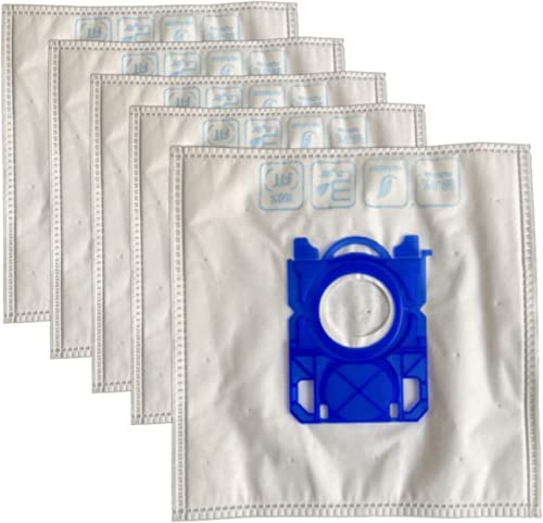 Lot de 5 sacs d'aspirateur compatibles avec S-Bag AEG, Philips, Electrolux
