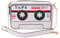 Kawaii-Story LB-6076-1 Weiß Kassetten Walkman Form Retro 18cm Schulter Tasche Damen Pu