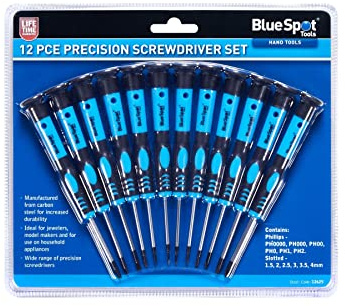 Blue Spot Tools - 12 PCE Precision Screwdriver Set