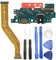 iReplaceParts Ladeanschluss für Samsung Galaxy A50 A505F Dock Connector Mikrofon Kopfhörerbuchse Ersatz mit Motherboard Flex Kabel & Werkzeugset