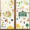 121 Stück Ramadan Fensteraufkleber, Eid Mubarak Fenster Aufkleber, Stern Halbmond Laterne Aufkleber Fenstersticker, Ramadan Dekorationen für Zuhause, Fensteraufkleber für Muslim Eid Mubarak Party