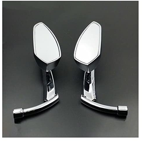 Rückspiegel Motorrad Chrom Sichel Rückspiegel Für Harley Für Kawasaki Für Yamaha Für Chopper Für Crusiers Für Touring Für Custom Rückspiegel Spiegel