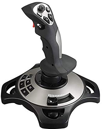 Computer Simulation Flying Fighter PC Gamepad Flight Stick Computer Simulation Flight Joystick Vibration for Windows Combat Games