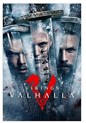 JDRC Serie Poster Vikings Valhalla 1 Leinwand Poster Schlafzimmer Dekor Sport Landschaft Büro Zimmer Dekor Geschenk Rahmen: 60 x 90 cm