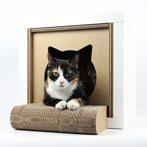 Katzenloggia, fürs I K E A - Kallax-Regal, Verstecken, Spielen, kratzen und Schlafen