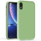 TAXXOE Silicone Case Compatible with iPhone XR Case Soft Ultra Slim Protective Shockproof Liquid Silicone Phone Case, Anti-Scratch Microfiber Lining, 6.1 Mint Green
