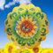 Sunflower Wind Spinners Birthday Gifts for Women Garden Ornaments outdoor Gardening Gifts for Mum Grandma,12inch 3D Hanging Metal Wind Sculpture for Outdoor&Indoor Decoration
