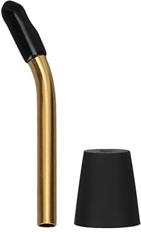 Kettle Spout Extension Nozzle Portable Stainless Steel Extension Spout Coffee Pot Spout Extender Kettle Spout Extender for Home Outdoor(black)