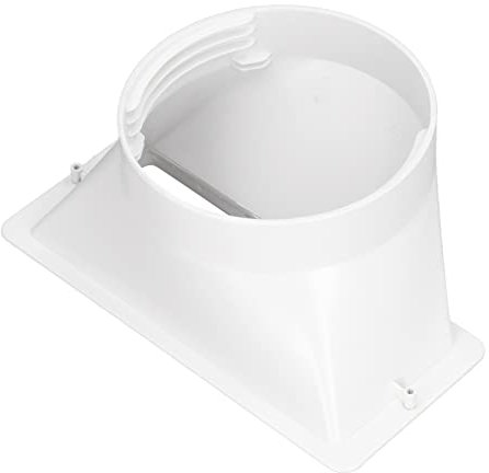 Hapivida Acoplador de Manguera de Escape de Aire Acondicionado, Adaptador de Ventana de Aire Acondicionado de CA Rectangular de 5 Pulgadas de Diámetro Accesorios de Aire Acondicionado