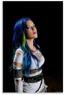 Alissa White-Gluz Musikposter, Albumcover, Poster, dekorative Gemälde, Leinwand, Wandposter und Kunstdrucke, moderne Heimdekoration, Poster, 30 x 45 cm, ungerahmter Stil