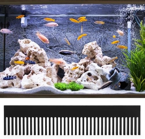Brrnoo Acryl-Überlaufwehrkamm für Aquarien, Überlauf mit Abfangvorrichtung Vermeiden, Leicht zu Reinigen, für Aquarien Geeignet