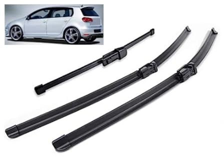GODSLLY Wischblatt Set mit Wischerblätter, Kompatibel mit Volkswagen VW Golf 6 Hatchback 2009-2012, Auto Zubehör Frontscheibe Wischerblatt Auto Waren