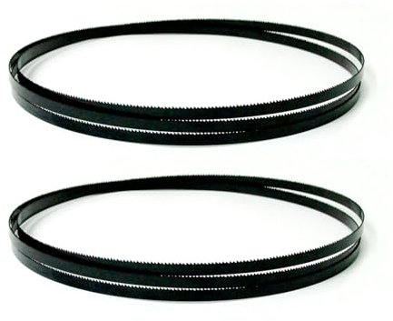 JNHGSHUAISDF Bandsägeblätter 2 Stück Carbon-Sägebänder 2240 mm Bandsägeblätter 6,35 10 13 Breite 6 14 TPI Holzbearbeitung for METABO BAS 315/316/317/318 Mehrzweckschneiden(2240x10x0.35mm 14T)