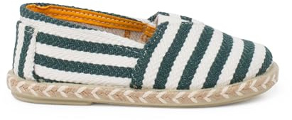 Pisamonas Espadrilles Im Camping-Stil Mit Breiten Streifen Und Elastischem Riemen