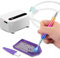 YCCOKJJ Diamond Painting Zubehör mit Vakuum-Pumpe Diamant Painting Stift Kit, DIY E-Painter für Diamond Painting zum Befüllen Setzen von AB-Steinen Ohne Wachs, Langlebig und Effizient