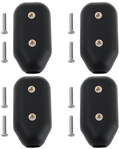 OTOTEC 4 morsetti per corda da 3/8 di pollice in plastica con viti compatibili con nylon o cavo intrecciato da 7-8 mm