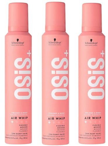 Schwarzkopf Osis+ Air Whip 200 ml - lot de 3