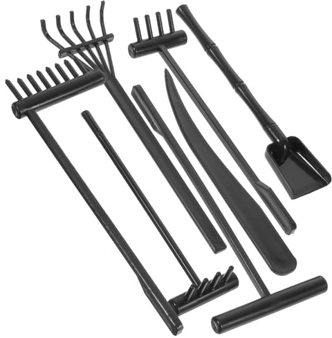 HANABASS Mini Râteau De Jardin Zen Outil pour Bac à Sable Râteau De Jardin Zen pour Créer Formes Et Paysages