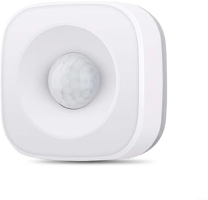 SMZhomeone Smart Motion Sensor, Works With Tuya-Smart-Life App No Hub Required 2.4GHz Wi-Fi PIR Detector For Home Automation Security, White, 1-Pack(Wi-Fi)