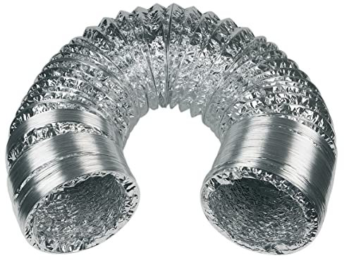 Europart Abluft Schlauch Abluftschlauch 125mm ALU Universal 3m Trockner Abzugshaube Klima