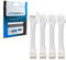 Litcessory 6-Pin to Cut-End Extension Connector for Philips Hue Lightstrip Plus (50mm, 4 Pack, White - Standard 6-PIN V3)
