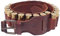 VlaMiTex J45 Cartuccera Calibro 20 per 22 Cartucce da Caccia in Pelle, Marrone (J45, L Taille 103-123)