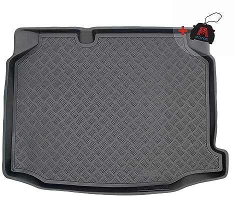 MOTOS Kofferraumwanne Kofferraummatte passt für SEAT Leon III MK3 2013-2020 Kompletter Schutz für Ihr Auto bei Allen Wetterbedingungen mit perfekt passenden kofferraummatten