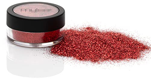 Mylee All That Glitters [Passionate] - 101 Glitter Colour Choices - DIY Nail Decoration, Holographic Dust Powder - Ideal for Nail Art & Crafts