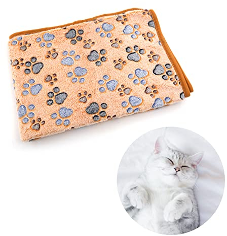 Softe Warme und Weiche Decke für Haustier,Dicke Haustierdecke,Haustierdecke Kissen Hund Katze,Hundedecke Waschbar,Hundedecke Kuscheldecke,Liegedecke für Hunde,Bettmatte für Hunde und Katzen(52*76CM)