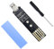 ELUTENG M.2 NVME NGFF SSD zu USB 3.1 Gen2 Adapter Karte 10Gbps, USB zu PCIE NVME SATA SSD Festplatte Adapter Konverter Karte UASP für B Key M Key B+M Key 2280 2260 2242 2230 SSD
