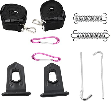 cantondz Compatible with Fiamma F35 F45 F65 Awning Tie Down Kit S Caravan Motorhome Awnings Storm Straps Protection Outdoor Camping Tool