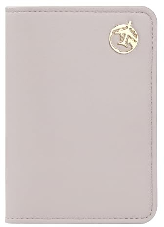 Lychii Reisepass Schutzhülle, Passport Holder für Damen Herren, PU Leather Reisebrieftasche Travel Wallet Organizer für Kreditkarten, Ausweis und Reisedokumente