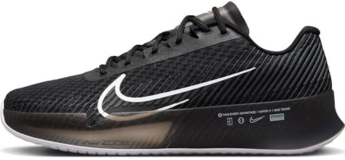 Nike Damen W Zoom Vapor 11 Hc Tennisschuh, Schwarz Weiß Anthrazit, 42.5 EU
