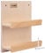 VIAMO® Sauna Brillenablage aus Holz inkl. Schrauben für Zwei Brillen