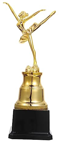 Parliky Tanztrophäe Turniertrophäe Trophäe Für Tanzveranstaltungen Tanz-pokal Golddekor Trophäen Ballett-pokal Trophäe Für Ballettmädchen Ornamente Für Kinder Siegerpokale Plastik