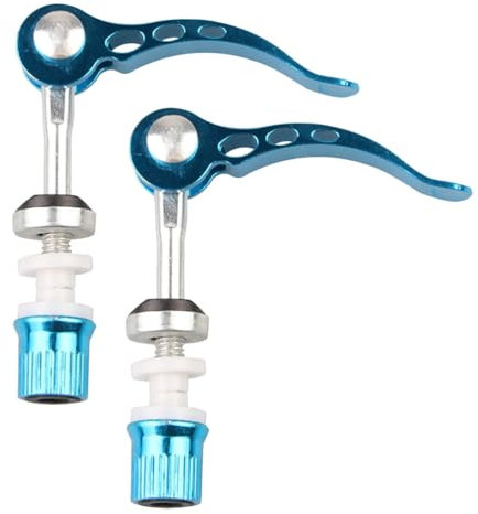 Fc'Noqgn 2 x Colliers de Serrage pour Tige de Selle de vélo - Colliers de Serrage pour Tige de Selle de vélo de Route et de Montagne, Bleu