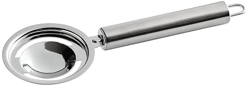 OCS Parts Pro Chef Series Egg Separator | 8.5-Inch Stainless Steel Kitchen Tool to Separate Egg Whites from Yolks in Home or Commercial Kitchens