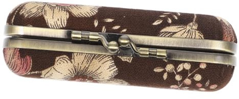 BESTYASH Porta Rossetti Vintage Con Specchio E Motivo Floreale Organizer Cosmetico Compatto Per Donna Borsa Porta Rossetto Decorativa E Leggera Per Uso Quotidiano